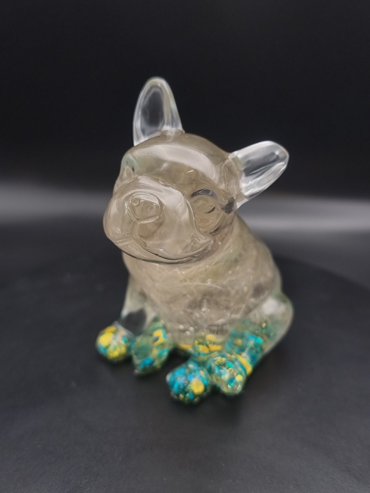 French Bull Dog Memorial Statue