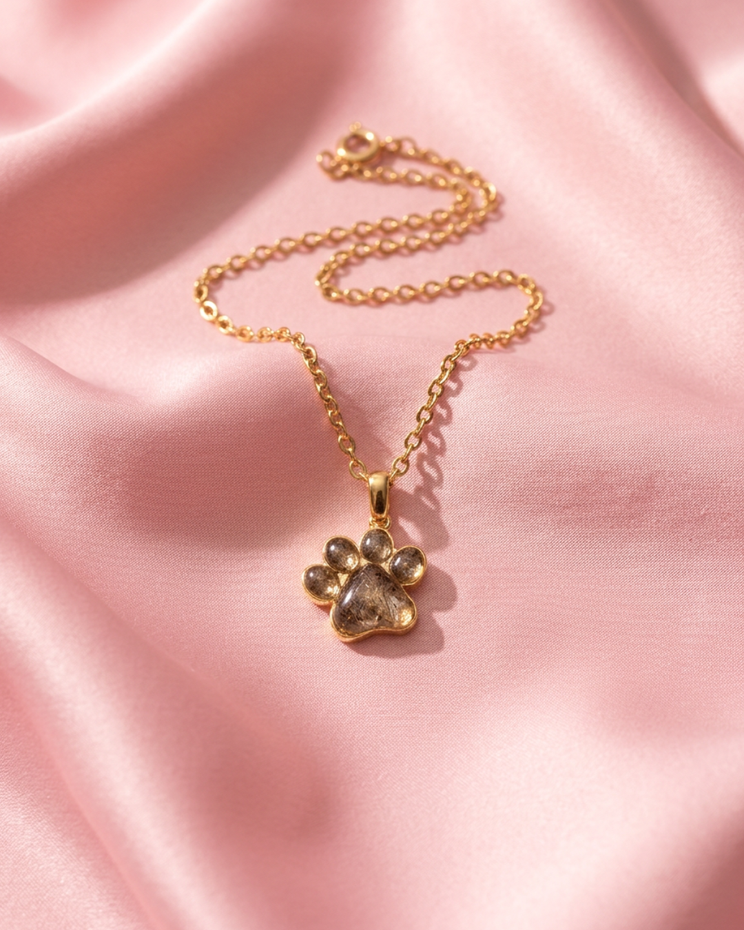 Paw Print Memorial Necklace