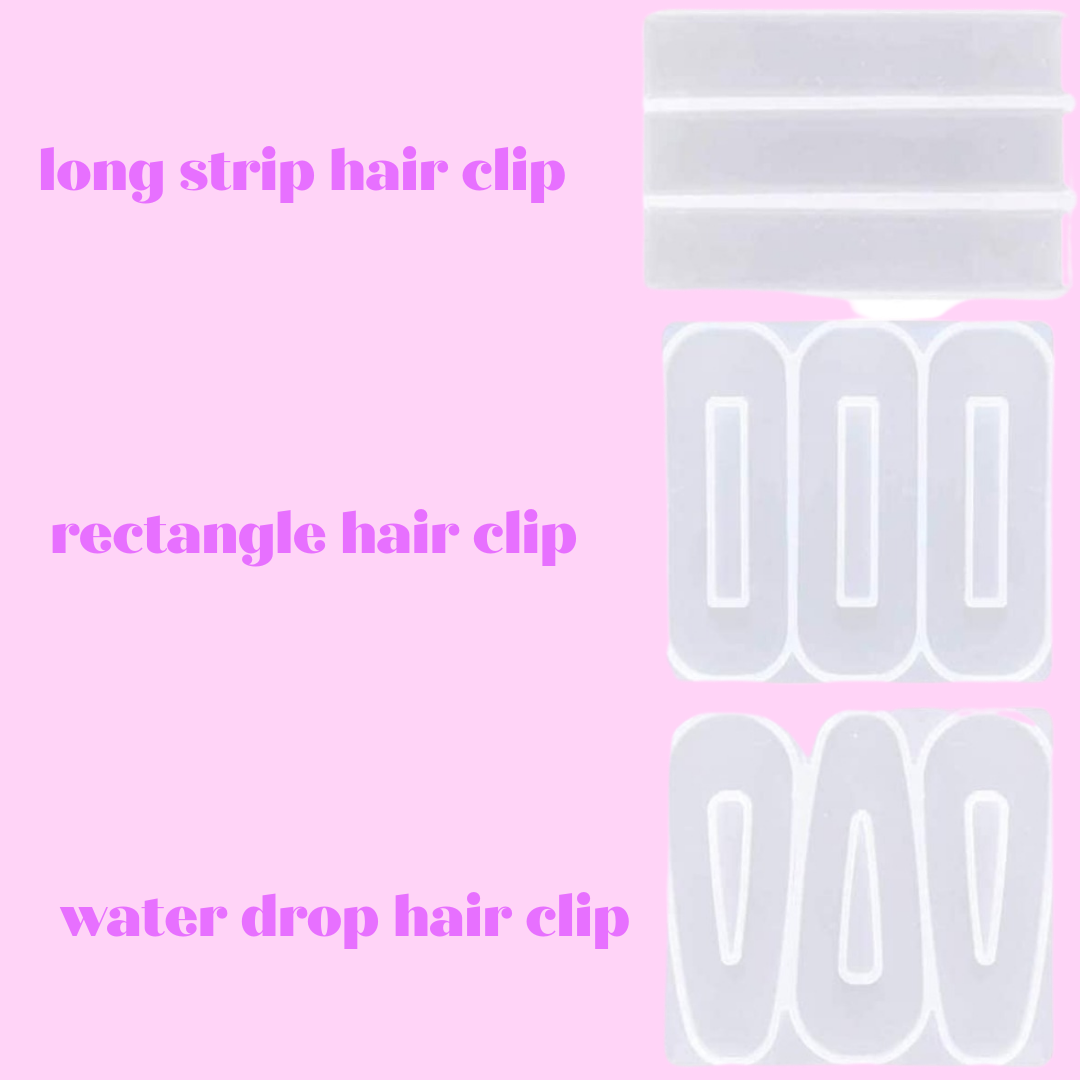 3 pack hair clips