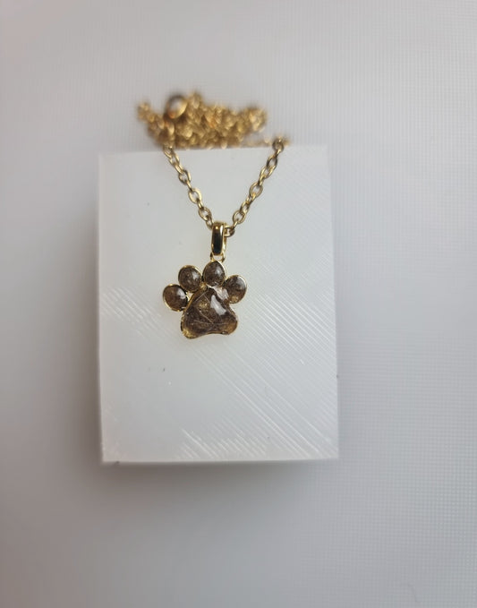 Paw Print Memorial Necklace
