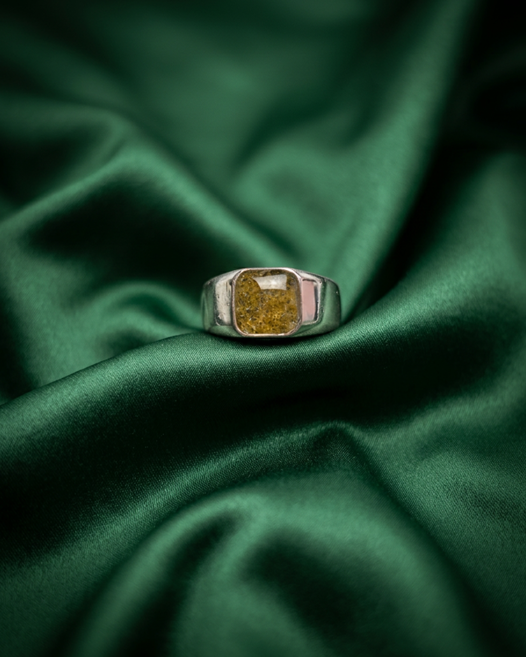 Mens Memorial Ring Sterling Silver
